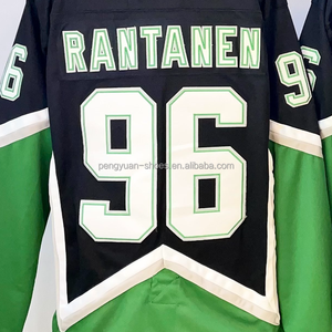 Maglia da Hockey Nazionale di Dallas <span class=keywords><strong>Jake</strong></span> Oettinger Pronta per la Spedizione, Qualità Superiore, Cucita - Product Image 2
