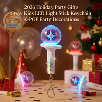 Bâton lumineux LED Bluetooth de haute qualité V2 Straykids avec connexion Bluetooth pour décorations de fête K P O P Porte-clés