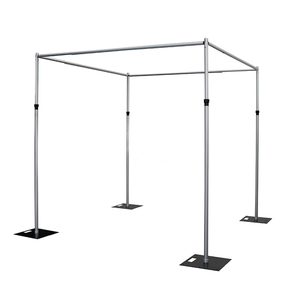 Arches de mariage pour cérémonie, <span class=keywords><strong>arche</strong></span> de ballons carrée en métal, support <span class=keywords><strong>rectangulaire</strong></span> à 4 côtés, support de toile de fond, anniversaire, fête de mariage - Product Image 1