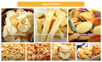 Kleinserien-Kartoffelchips-Produktionslinie Kontinuierliche Frittierlinie Kartoffelchips-Snack-Frittier- und Würzlinie