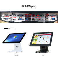 Terminal de point de vente (TPV) tout-en-un de 15 pouces avec système d'exploitation Windows, Wi-Fi, CE/FCC pour supermarchés, restaurants commerciaux, système tactile TPV