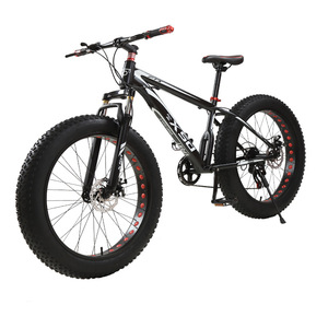 Bicicleta de nieve y playa de velocidad Variable de 26 pulgadas, freno de disco de absorción de choque, neumático ensanchado para montaña, bicicletas todoterreno