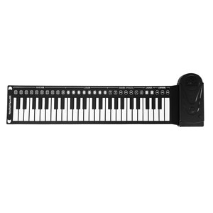 Piano à rouleaux à 49 touches - Clavier pliable en plastique flexible pour enfants, instrument de musique électronique portable, utilisation de piles requise - Product Image 5