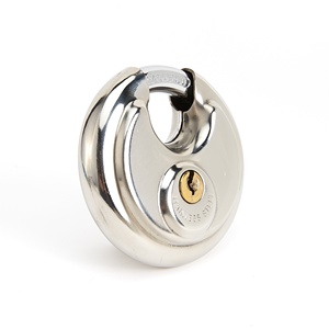 Ingrosso su misura 304 in acciaio inox blocco a disco rotondo lucchetto chiave sblocca impermeabile e antifurto finitura durevole e lucida - Product Image 5