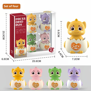 Mới q-phiên bản Báo Chí khủng long bé phim hoạt hình quán tính vỏ trứng xe bán buôn quà tặng nhỏ - Product Image 3