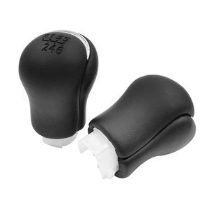 Car <b>Gear</b> <b>Knob</b> 6 Speed Manual Leather Black Ergonomic For Hella <b>Gears</b> - Product Image 1