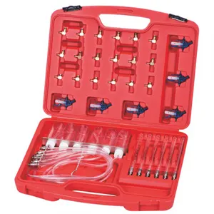 Diesel Common Rail Injector Flow Meter With 24 Adaptors Fuel Line Test Tester /Diagnosis Tool Set 6 Injectors Tested Together