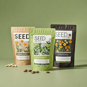 ถุงใส่<span class=keywords><strong>เมล็ด</strong></span>งา<span class=keywords><strong>ผัก</strong></span>หน้าต่างใสมีซิปบรรจุภัณฑ์พลาสติกพิมพ์ลายได้ตามต้องการ - Product Image 4