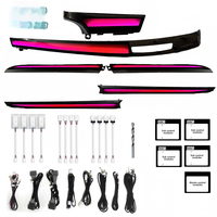 Éclairage d'ambiance dynamique 64 couleurs pour Mitsubishi Lancer EX LHD/RHD 2009-2016, éclairage d'atmosphère intérieur, accessoires de voiture