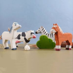 Juguetes Ecológicos de Animales del Bosque, Juguetes Waldorf Hechos a Mano, Animales de Madera para Niños - Product Image 1