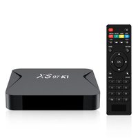 Kotak TV Pintar Quad Core XS97 K1 Langsung dari Pabrik H313 Android 10 100M LAN Dual WiFi Desain Khusus