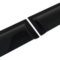 Déflecteurs de Vitres de Voiture Noirs Injectés avec Logo pour BYD Shark 2024 2025 – Accessoires Pare-Pluie
