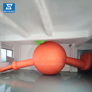 Réplicas inflables publicitarias personalizadas, réplicas de frutas inflables gigantes de dibujos animados naranja para Feria Comercial - Product Image 5