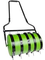 Aérateur de pelouse moderne en métal, rouleau scarificateur, outil à pointes en acier pour jardin et ferme