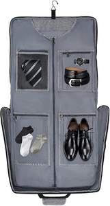 Stylish Fashion Business Unisex Hanging <b>Suitcase</b> Garment Bags Zipper Closure Letter Adjustable <b>Strap</b> Carry-On Travel Luggage - Product Image 3