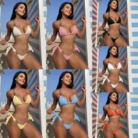 Nouveau maillot de bain sexy à chaîne, style bikini séparé