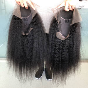 Wonderful-Peluca de encaje frontal de 13x4, transparente, completamente rizada, hd - Product Image 4