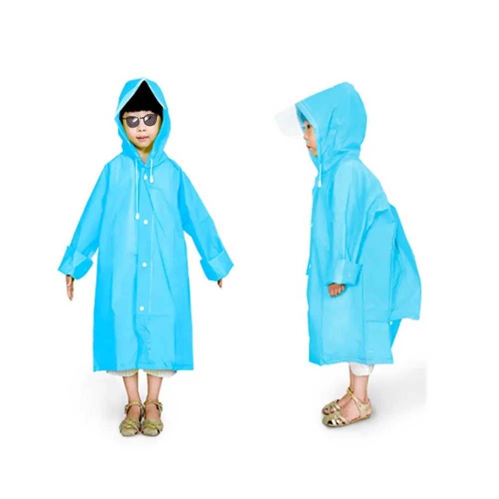 Esclusivo citazioni per i nuovi prodotti EVA trasparente bambini impermeabile poncho bambino impermeabile