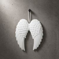 Ailes d'ange blanches suspendues, en résine, nouvelle collection
