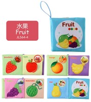 Livre Éducatif Précoce Lavable pour Bébé, Meilleure Vente, Livre en Tissu Doux pour Enfants, Impression sur Carton