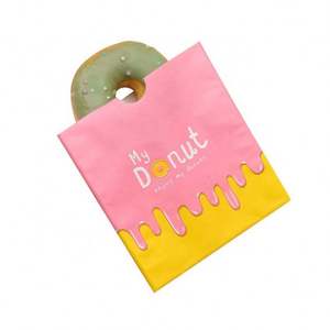 Bolsas de Papel Kraft Biodegradables Impresas Personalizadas, Resistentes al Aceite, para Sándwiches, Donas, Pan, Pastelería, Galletas, Empaque de Alimentos - Product Image 5