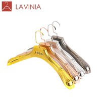 Lavinia simple robe de mariée cintres antidérapant sans couture vêtements costume doré en plastique garde-robe salle de bain chaussures literie