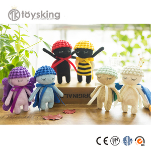 Juguetes de Peluche de <span class=keywords><strong>Abeja</strong></span> Amarilla de Anime Japonés, 100% Hechos a Mano, Amigurumi de <span class=keywords><strong>Abeja</strong></span> Tejida a Crochet - Product Image 3