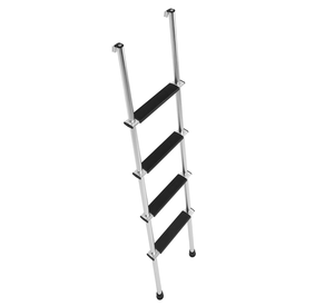 Escalera <span class=keywords><strong>de</strong></span> Aluminio Plateada y Negra para Camper, <span class=keywords><strong>de</strong></span> <span class=keywords><strong>66</strong></span> Pulgadas, para Interiores <span class=keywords><strong>de</strong></span> Caravanas - Product Image 2