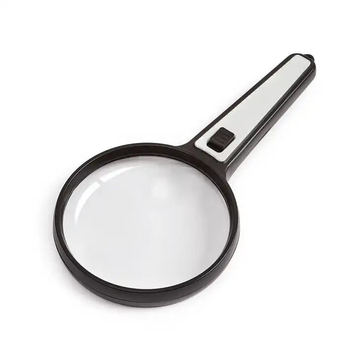 Source Large Magnifying Glass with Light, Handheld Illuminated Magnifier  for Macular Degeneration and Seniors Reading on m.