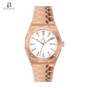 Montre à quartz pour hommes en acier inoxydable, marque de luxe, avec logo personnalisé, vente en gros, collection 2020 - Product Image 5