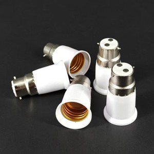 <span class=keywords><strong>Adaptateur</strong></span> de <span class=keywords><strong>douille</strong></span> de lampe CE 250V en plastique B22 vers E27 - Product Image 4