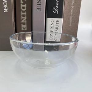 Pantalla de lámpara de cristal grande china tradicional, cubierta de boca soplada de media esfera transparente para iluminación, sombra de cristal de cuenco transparente económica - Product Image 5