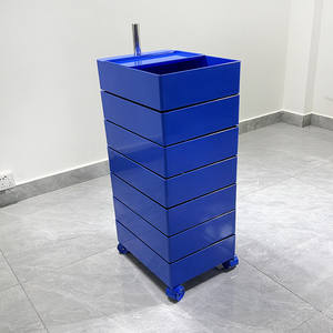 Chariot de rangement multifonctionnel pour salon de coiffure, chariot de bar à cheveux, chariot de beauté pour permanente et coloration - Product Image 6