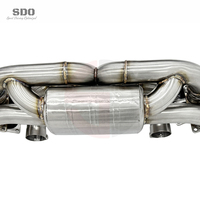 Échappement arrière en acier inoxydable haute performance SDO compatible avec Ferrari 360 F360 3.6L V8 2001-2005, silencieux Valvetronic avec soupape
