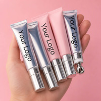 Vente en gros de gloss à lèvres personnalisé avec logo SPF 30+, vitamine E, céramides, label privé, antioxydant