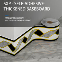 Vente en gros Papier peint PVC 10cm * 5m Panneau mural auto-adhésif imperméable et brillant pour décoration intérieure