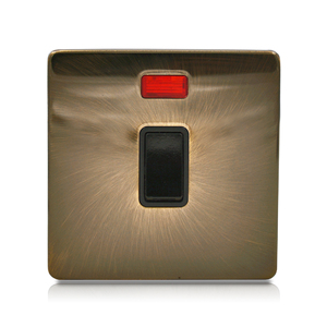 Shinelite chất lượng tốt CE ROHS dân cư kim loại 45A BS nồi ổ cắm tường chuyển đổi với thép không gỉ Bảng điều chỉnh - Product Image 2