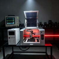 Máquina de Corte Láser de Fibra Mini VTX4040 para Grabado Superficial, Corte de Metal de Alta Velocidad, Acero Inoxidable, Carbono, Aluminio, Latón, Oro, Plata