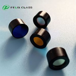 Filtro Óptico de Interferencia de Banda Pasante FELIX CWL 636nm FWHM 10nm con Recubrimiento de Zafiro y Anillo Anodizado Negro para Biomedicina OEM - Product Image 5