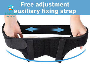 เข็มขัดพยุงสะดือสำหรับผู้ชายแผ่นรองรับไส้เลื่อนขาหนีบหรือขาหนีบสองแผ่น - Product Image 3