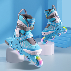 Chaussures de patins à roues alignées Offre Spéciale pour enfants directement en usine vente chaussures de patins à roues alignées clignotantes de haute qualité - Product Image 2