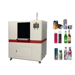 Imprimante Uv rotative pour bouteille de vin, tasse de bière, bouteille cosmétique, cylindre, imprimante Uv, Machine d'impression de bouteille numérique