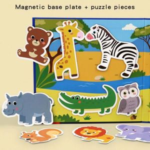 5Pack Non-Toxic Safe <b>Gift</b> Ideal Airplane Car Rides Travel Toy 5 Sets Fun Animals Magnetic Busy Book for Baby - Product Image 2