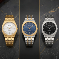 Montre-bracelet à quartz ultra-fine tendance avec chiffres arabes. Montre pour hommes d'affaires.