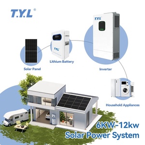 Sistema Solar Híbrido Monofásico de Alto Rendimiento TYL TYL-6KW 6kW, 99% de Eficiencia, Salida de 40A, 50/60Hz para Uso Doméstico, 220-240V TYL-6KW CT - Product Image 4