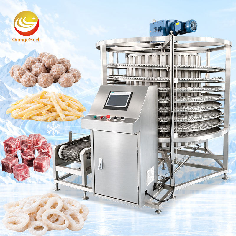 ORME Commercial Biscuit Conveyor Belt Spiral Freezer Spiral Chiller ...