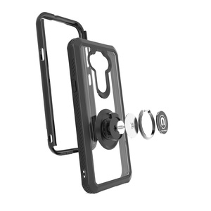 Custodia antiurto 2 in 1 in TPU e PC per <span class=keywords><strong>cellulare</strong></span> Samsung A11/A51 5G/A01/A21/Note 20 con anello di supporto - Product Image 6