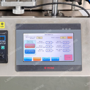 Máquina taponadora de botellas al por mayor de fábrica, máquina taponadora de escritorio, loción cosmética, tornillo de botella de plástico, máquina taponadora automática - Product Image 4