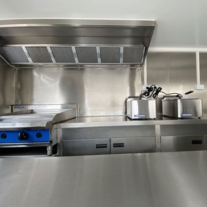 Remolque de Comida Versátil de 3m/9.84ft, Carro de Comida de Acero Inoxidable para Tacos <span class=keywords><strong>con</strong></span> Campana Extractora, Estándar Estadounidense - Product Image 6