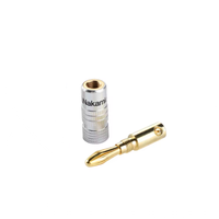 Budweiser 4MM cuivre pur plaqué or fiche banane haut-parleur à câble audio terminal haut-parleur post amplificateur de prise sans soudure